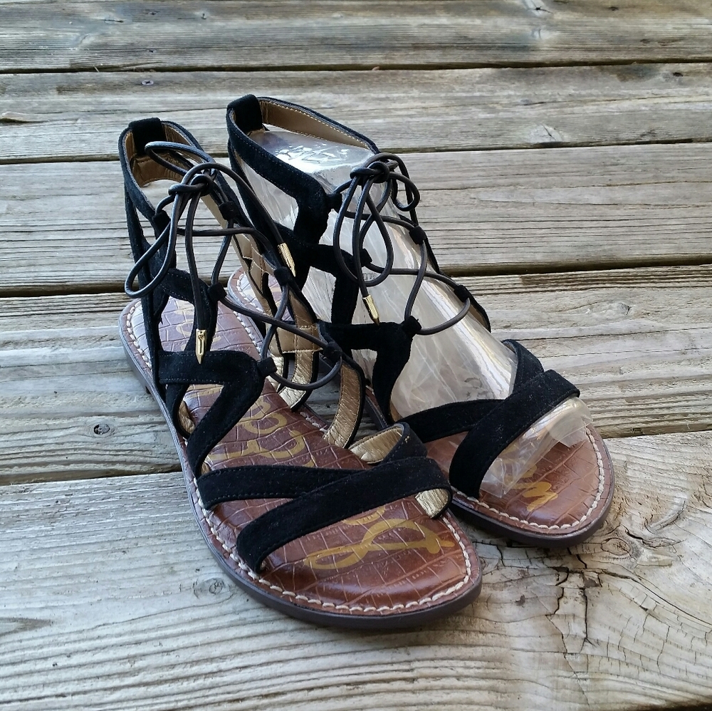 Sam Edelman Black Sandals NWOT Size 6.5